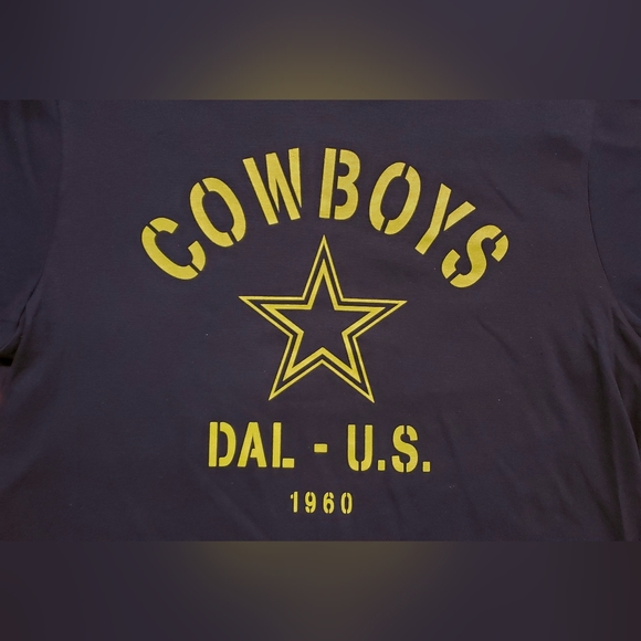 DALLAS COWBOYS Men's "DENNIS" Military T-Shirt (L, XL, 2XL,3XL) - Picture 2 of 7